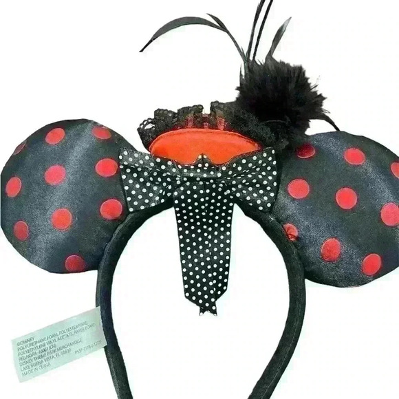 Disney Parks Dapper Days Minnie Mickie Ears Victorian Cameo headband - Picture 2 of 3